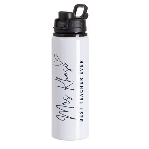 BEST TEACHER 750 ML WATER BOTTLE: DESIGN 4