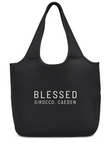 'BLESSED' B & W NEOPRENE LAPTOP PERSONALISED BAG & SLEEVE