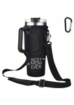 BLACK COVER WITH STRAPS FOR STANLEYDUPE TUMBLER 40 OZ