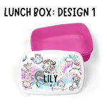 BACK TO SCHOOL PERSONALISED LUNCH BOX & BOTTLE COMBO