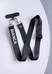 PERSONALISED CROSS BODY PHONE STRAP LANYARD