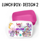 BACK TO SCHOOL PERSONALISED LUNCH BOX: DESIGN 2 FAERIES