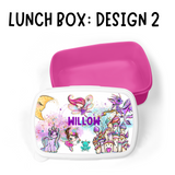 BACK TO SCHOOL PERSONALISED LUNCH BOX: DESIGN 2 FAERIES