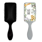 PERSONALISED NAME HAIR BRUSH: SAFARI ANIMAL DESIGN