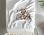 'HIPPO-TIZING' PERSONALISED RECEIVING BLANKET