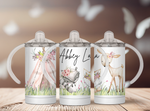 'BOHO CUTE' 12 OZ PERSONALISED SIPPY BOTTLE