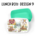 BACK TO SCHOOL PERSONALISED LUNCH BOX: DESIGN 9 FARM