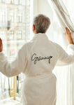 'BEST GRANNY/OUMA' FLEECE BATHROBE - EMBROIDERED BACK