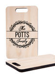 'CHOP CHOP' PERSONALISED FAMILY BAMBOO CUTTING BOARD