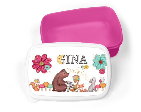 'FOREST FRIENDS' PERSONALISED SNACK BOX