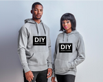 DESIGN IT YOURSELF (DIY) PERSONALISED HEAVY WEIGHT HOODIE