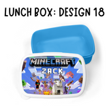 BACK TO SCHOOL PERSONALISED LUNCH BOX & BOTTLE COMBO