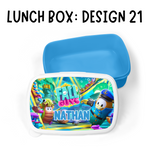 BACK TO SCHOOL PERSONALISED LUNCH BOX: DESIGN 21 FALL GUYS