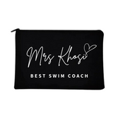 'BEST SWIM COACH' PERSONALISED MAKEUP BAG