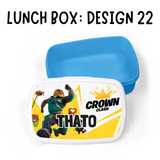 BACK TO SCHOOL PERSONALISED LUNCH BOX & BOTTLE COMBO