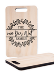 'CHOP' PERSONALISED FAMILY BAMBOO CUTTING BOARD