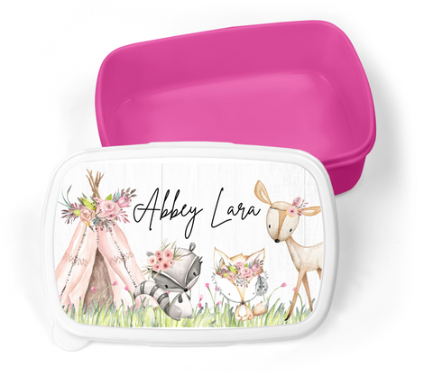 'BOHO BABY' PERSONALISED SNACK BOX