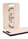 'CHOP CHOP SLICE' PERSONALISED FAMILY BAMBOO CUTTING BOARD