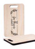 'CHOP CHOP SLICE' PERSONALISED FAMILY BAMBOO CUTTING BOARD