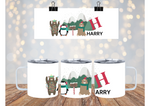 PERSONALISED CHRISTMAS STAINLESS STEEL MUG: DESIGN 5