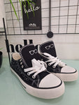 DESIGN IT YOURSELF (DIY) UNISEX LOW OR HI TOP CANVAS SNEAKERS