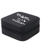 'MOM IN A MILLION' COMPACT MINI JEWELLERY ORGANISER