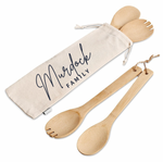 NAME BAMBOO SALAD SERVERS: STOCKING FILLER