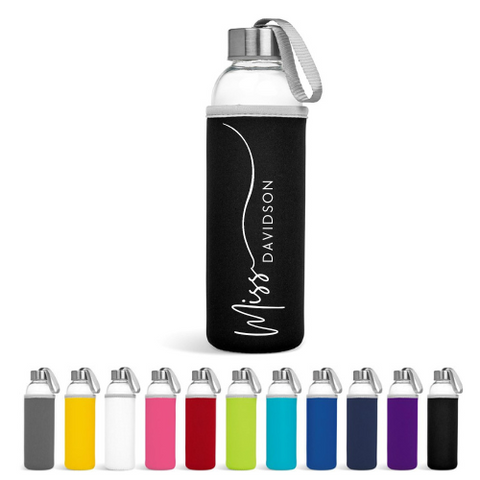 KOOSHTY NEO GLASS WATER BOTTLE 500 MLS