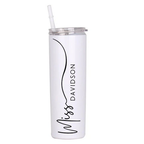 20 OZ PERSONALISED TEACHER TUMBLER DESIGN 4