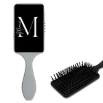 PERSONALISED NAME HAIR BRUSH MONOGRAM DESIGN