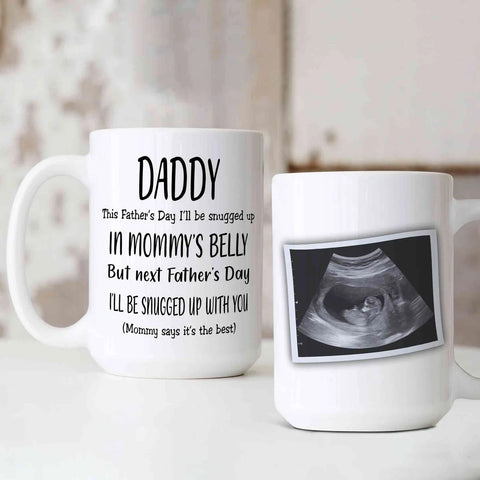 'COMING SOON TO A FATHER NEAR YOU' ULTRASOUND MUG