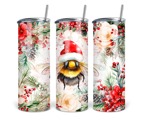 'BEE MERRY' PERSONALISED TUMBLER