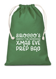 PERSONALISED CHRISTMAS EVE PREP BAG FOR SANTA