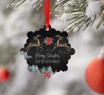 MERRY CHRISTMAS PERSONALISED TREE ORNAMENT