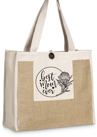 'I BLOOMING LOVE YOU' BEST MOM EVER MOTHER'S DAY TOTE BAG