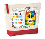 'IT TAKES A BIG HEART' PERSONALISED COSMETIC BAG