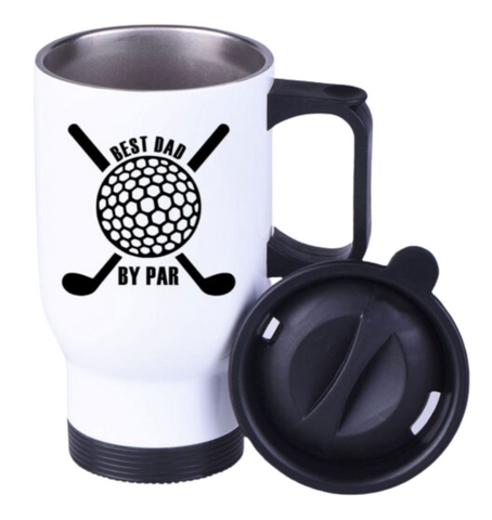 'BEST DAD BY PAR' TRAVEL MUG