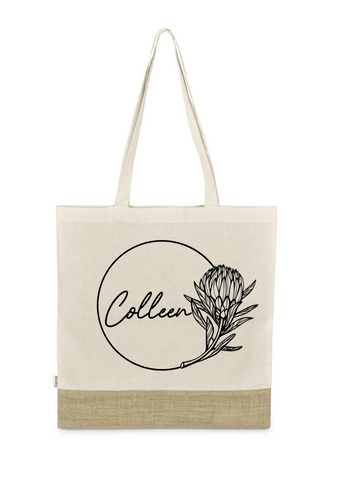 QUEEN OF COURAGE - PROTEA PERSONALISED COTTON TOTE BAG