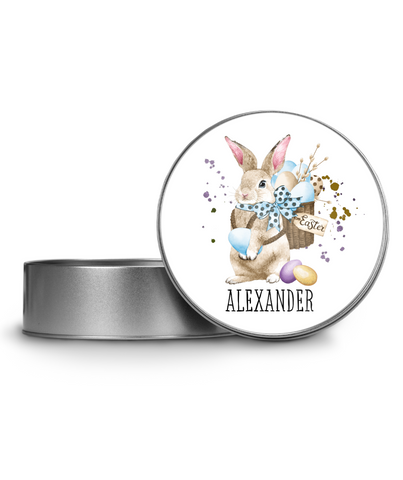 'EGG - CITED' EASTER PERSONALISED TREAT TIN