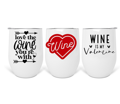 'VALEN - WINES'  PERSONALISED 12 OZ WINE TUMBLER