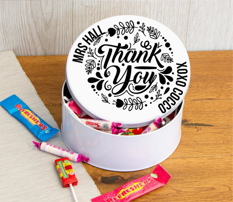 'SWEET TREAT' PERSONALISED TREAT TIN