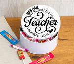 'THE INFLUENCE OF A GOOD TEACHER' PERSONALISED TREAT TIN