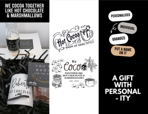 'WE COCOA TOGETHER LIKE HOT CHOCOLATE & MARSHMALLOWS - KIT