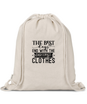 'THE BEST DAYS END IN THE DIRTIEST CLOTHES' PERSONALISED LAUNDRY BAG 41 CM