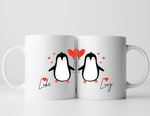 'I FLIPPIN LOVE YOU' VALENTINES PENGUIN MUG