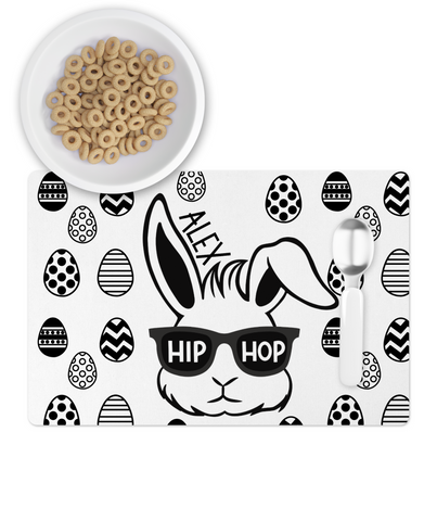 'HIP HOP' EASTER PERSONALISED PLACEMAT