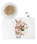 'PINK WITH EGG-CITEMENT' PERSONALISED EASTER BUNNY PLACEMAT