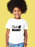 'CHICK MAGNET' EASTER  - PERSONALISED KIDS T-SHIRT