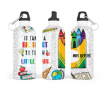 'IT TAKES A BIG HEART TO TEACH LITTLE MINDS' PERSONALISED SPORTS BOTTLE 500 ML