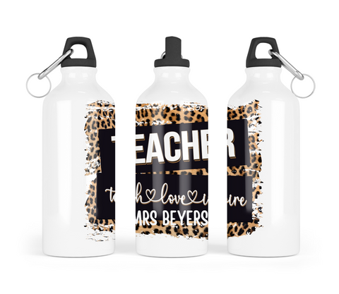 'TEACH LOVE INSPIRE' PERSONALISED SPORTS BOTTLE 500 ML